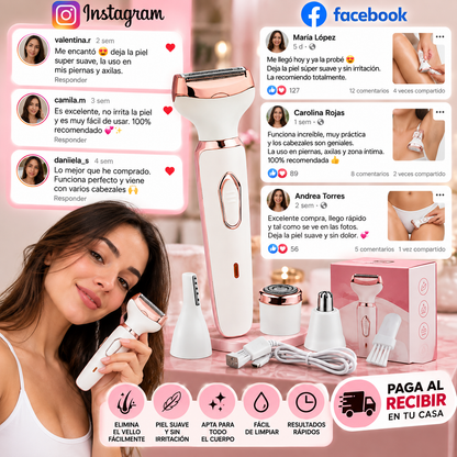 Maquina Depiladora 4 En 1