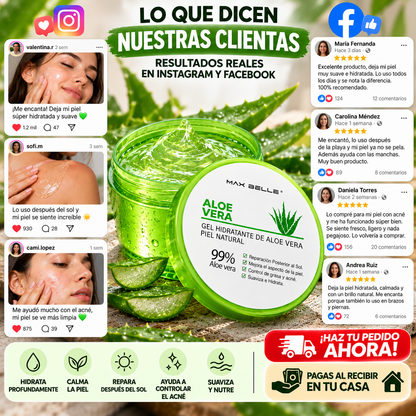 Gel Hidratante de Aloe Vera 99% (300g)