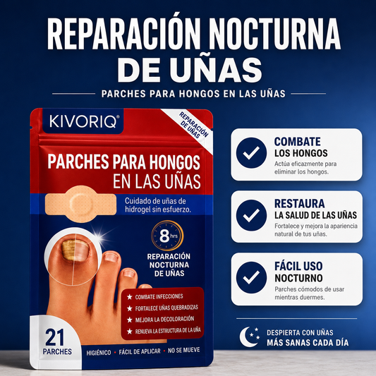 Parches cuidado de uñas durante la noche (2 pack)