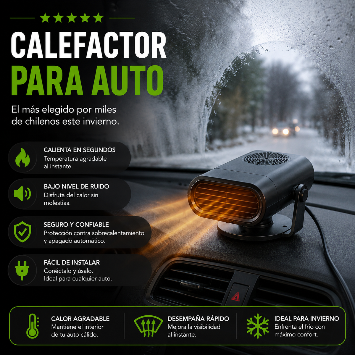 Calefactor portátil